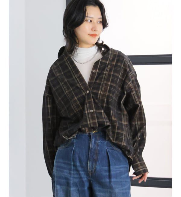 JOURNAL STANDARD「《予約》チェックコールシャツ」|シャツ・ブラウス|ブラウン A