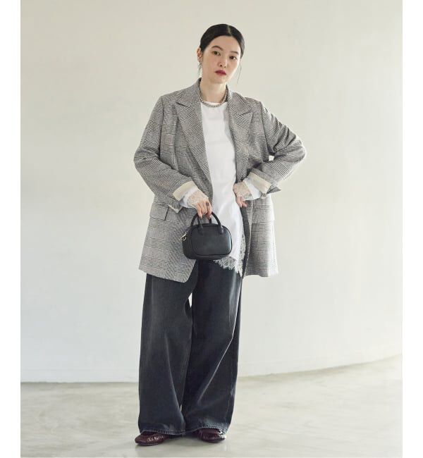 journal standard L'essage「グレンチェックジャケット」|テーラードジャケット|