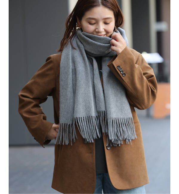 JOURNAL STANDARD「《新色あり/追加》Cashmere ストール」|ストール|グレー