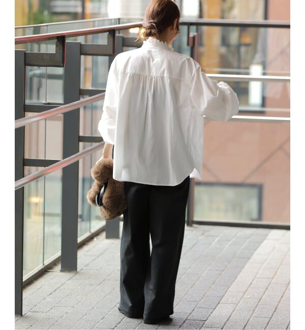 JOURNAL STANDARD relume「《WEB限定》フリルネックボリュームスリーブブラウス」|シャツ・ブラウス|