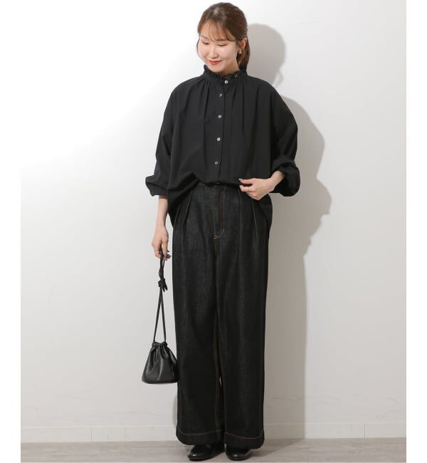 JOURNAL STANDARD relume「《WEB限定》フリルネックボリュームスリーブブラウス」|シャツ・ブラウス|