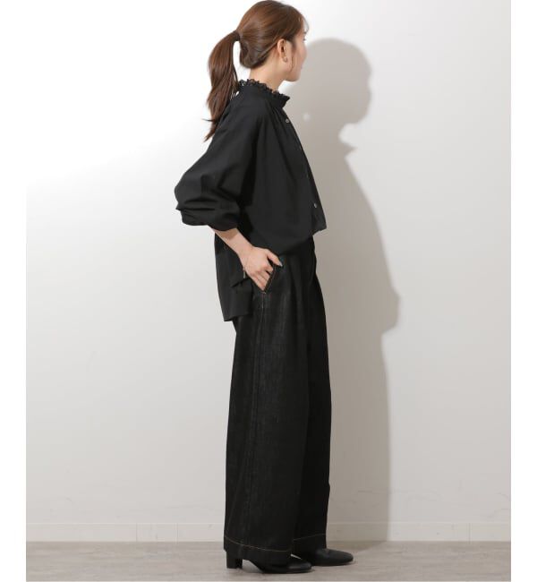 JOURNAL STANDARD relume「《WEB限定》フリルネックボリュームスリーブブラウス」|シャツ・ブラウス|
