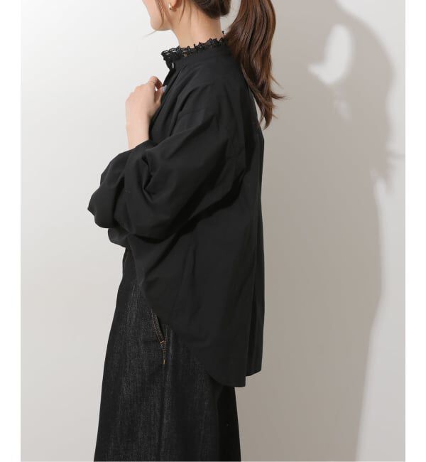 JOURNAL STANDARD relume「《WEB限定》フリルネックボリュームスリーブブラウス」|シャツ・ブラウス|