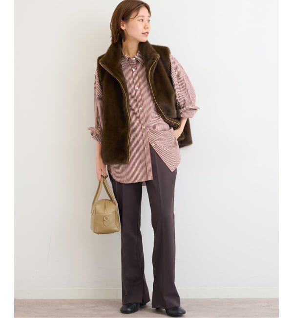 JOURNAL STANDARD relume「《追加 / 新色》コンパクトコットンストライプビッグシャツ」|シャツ・ブラウス|