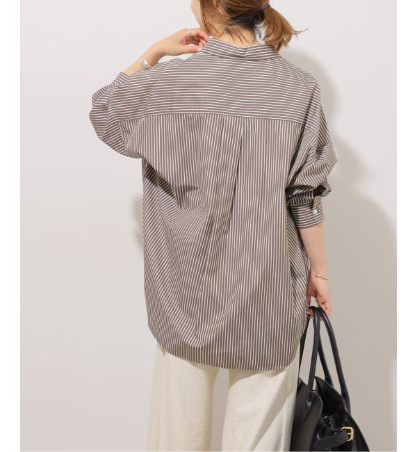 JOURNAL STANDARD relume「《追加 / 新色》コンパクトコットンストライプビッグシャツ」|シャツ・ブラウス|