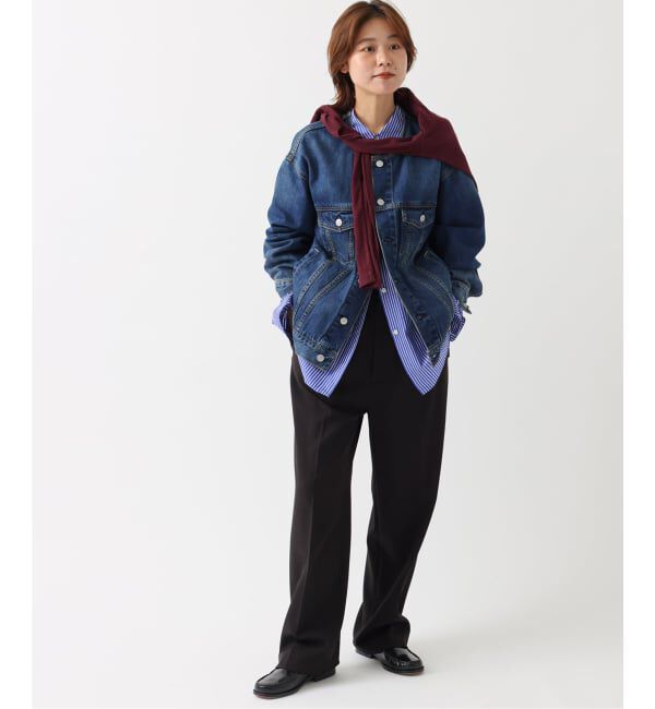 JOURNAL STANDARD relume「《追加 / 新色》コンパクトコットンストライプビッグシャツ」|シャツ・ブラウス|