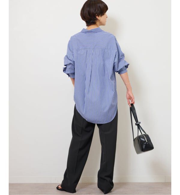 JOURNAL STANDARD relume「《追加 / 新色》コンパクトコットンストライプビッグシャツ」|シャツ・ブラウス|
