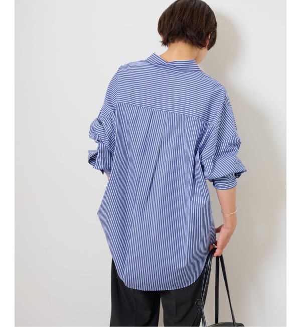 JOURNAL STANDARD relume「《追加 / 新色》コンパクトコットンストライプビッグシャツ」|シャツ・ブラウス|