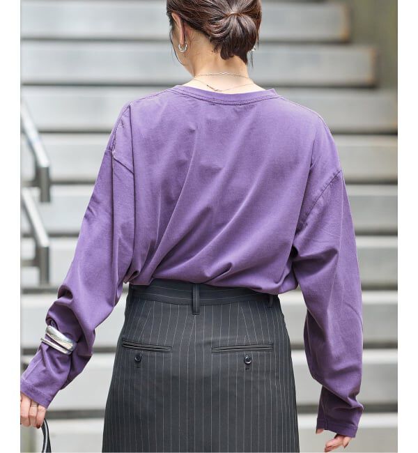 JOURNAL STANDARD「ラウンドヘムピグメントロンT」|Tシャツ・カットソー|