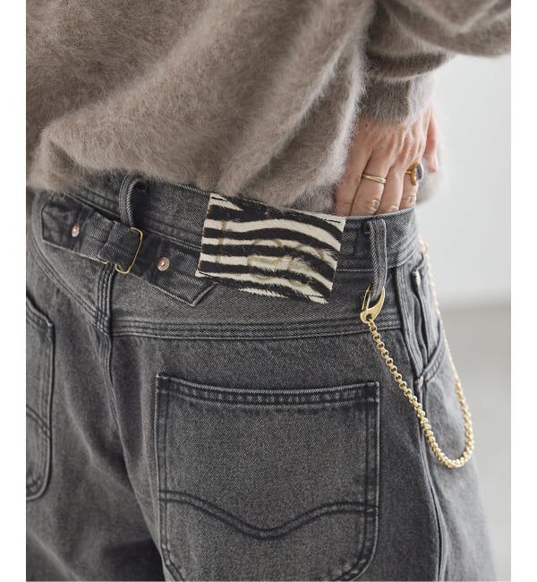 journal standard L'essage「Lee*L'ESSAGE 別注 COWBOY チェーン デニムパンツ」|デニム|