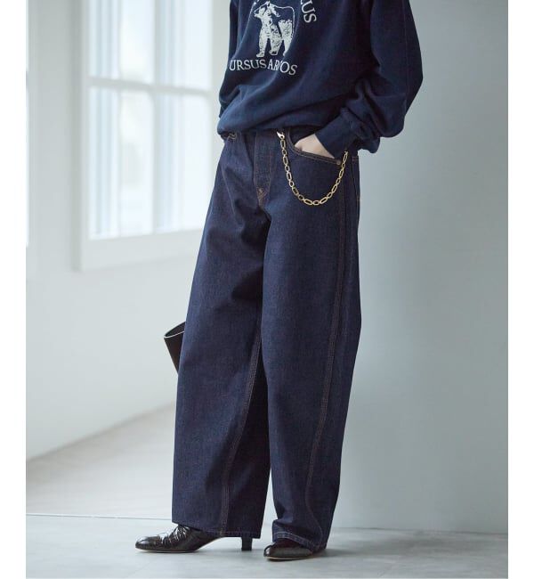 journal standard L'essage「Lee*L'ESSAGE 別注 COWBOY チェーン デニムパンツ」|デニム|