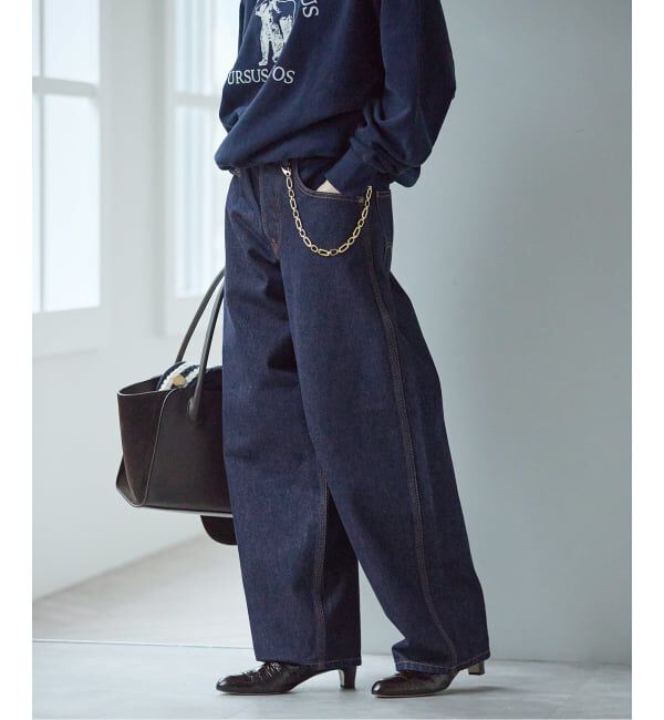 journal standard L'essage「Lee*L'ESSAGE 別注 COWBOY チェーン デニムパンツ」|デニム|