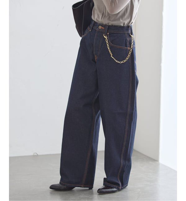 journal standard L'essage「Lee*L'ESSAGE 別注 COWBOY チェーン デニムパンツ」|デニム|