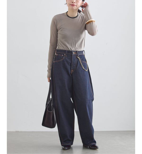 journal standard L'essage「Lee*L'ESSAGE 別注 COWBOY チェーン デニムパンツ」|デニム|