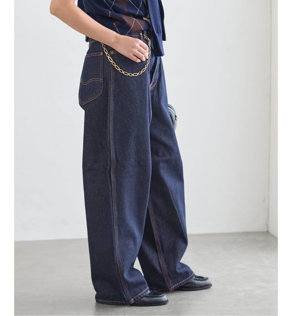 journal standard L'essage「Lee*L'ESSAGE 別注 COWBOY チェーン デニムパンツ」|デニム|