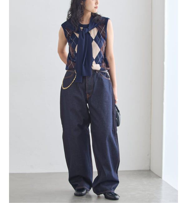 journal standard L'essage「Lee*L'ESSAGE 別注 COWBOY チェーン デニムパンツ」|デニム|