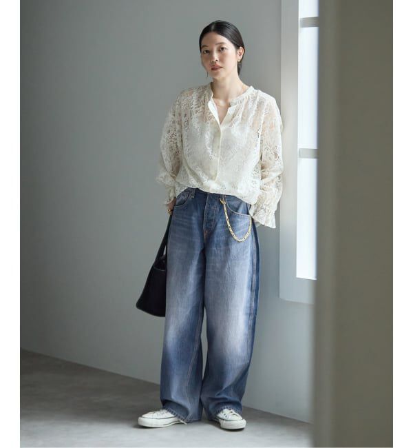 journal standard L'essage「Lee*L'ESSAGE 別注 COWBOY チェーン デニムパンツ」|デニム|