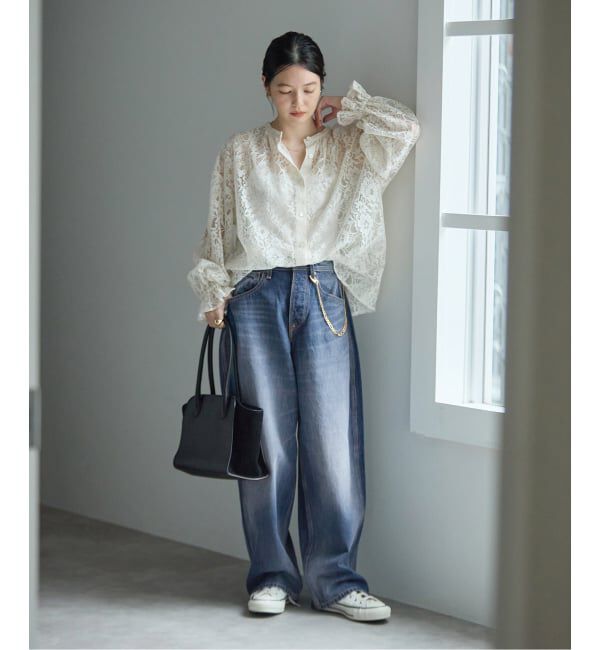journal standard L'essage「Lee*L'ESSAGE 別注 COWBOY チェーン デニムパンツ」|デニム|