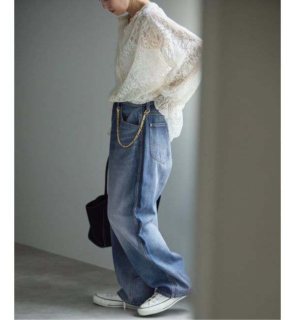 journal standard L'essage「Lee*L'ESSAGE 別注 COWBOY チェーン デニムパンツ」|デニム|