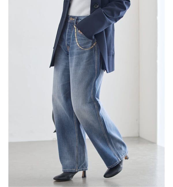 journal standard L'essage「Lee*L'ESSAGE 別注 COWBOY チェーン デニムパンツ」|デニム|