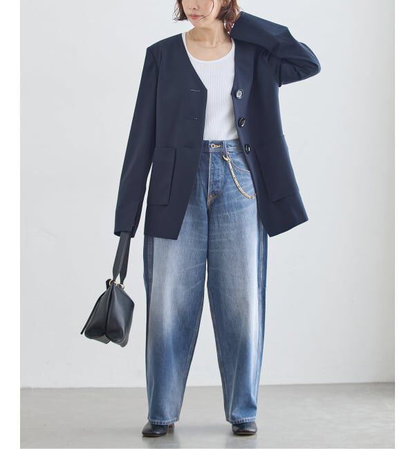 journal standard L'essage「Lee*L'ESSAGE 別注 COWBOY チェーン デニムパンツ」|デニム|