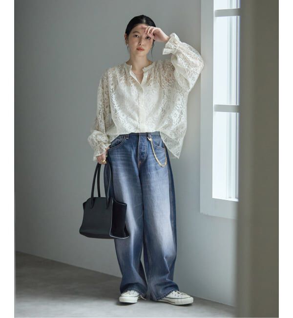 journal standard L'essage「Lee*L'ESSAGE 別注 COWBOY チェーン デニムパンツ」|デニム|