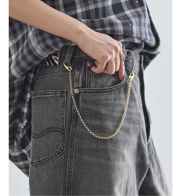 journal standard L'essage「Lee*L'ESSAGE 別注 COWBOY チェーン デニムパンツ」|デニム|