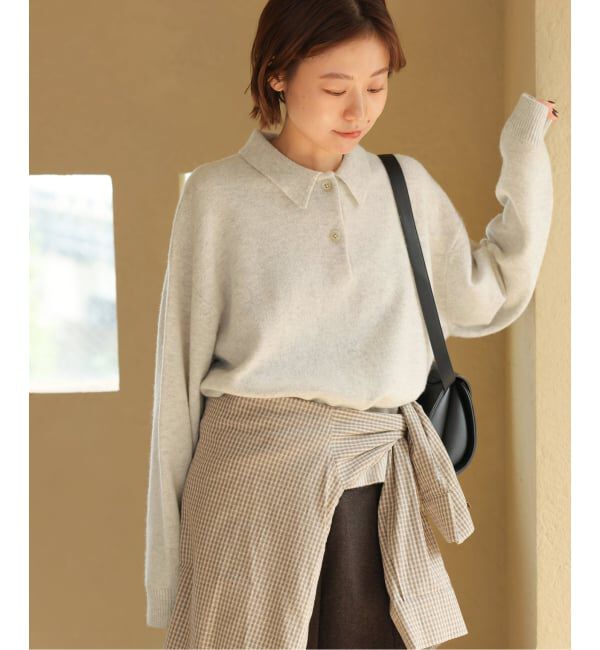 JOURNAL STANDARD relume「《追加 / 新色》ラムミックスシャツプルオーバー」|ニット・セーター|ナチュラル