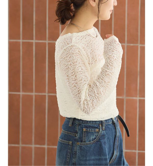 JOURNAL STANDARD「《追加2》ストレッチレース2WAYプルオーバー」|Tシャツ・カットソー|