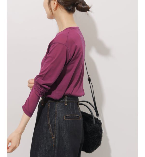 JOURNAL STANDARD relume「《追加3 / 新色》シアークルーネックロングTシャツ」|Tシャツ・カットソー|