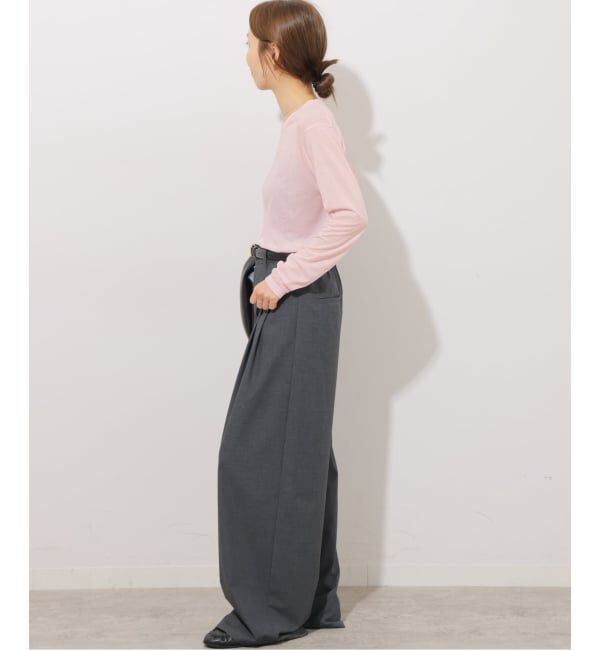 JOURNAL STANDARD relume「《追加3 / 新色》シアークルーネックロングTシャツ」|Tシャツ・カットソー|