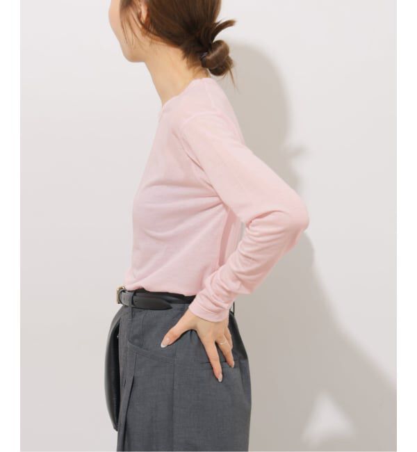JOURNAL STANDARD relume「《追加3 / 新色》シアークルーネックロングTシャツ」|Tシャツ・カットソー|