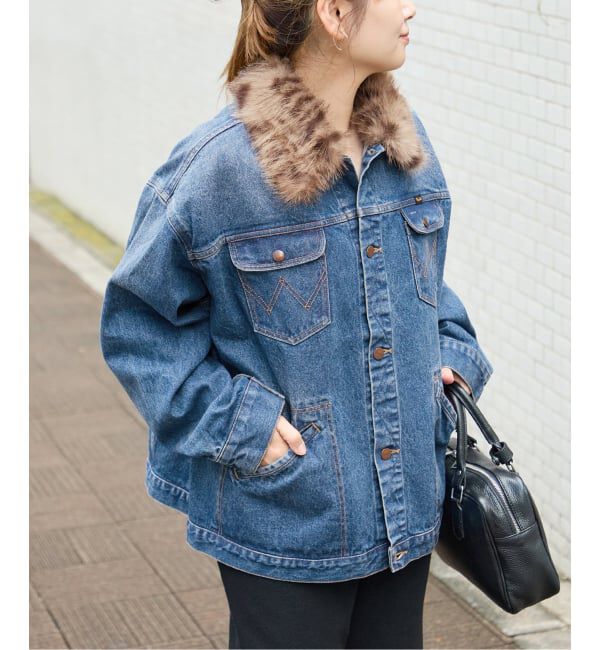 JOURNAL STANDARD「別注【Wrangler*RHODOLIRION 】for JS Fur Collar J」|デニムジャケット|