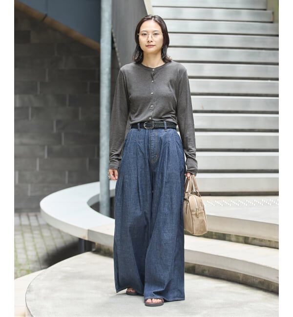 JOURNAL STANDARD「《追加2》ウールMIX シアークルーネックカーディガン」|Tシャツ・カットソー|