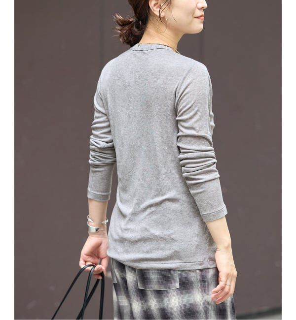 JOURNAL STANDARD「《追加2》ウールMIX シアークルーネックカーディガン」|Tシャツ・カットソー|