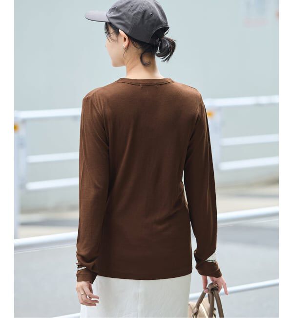 JOURNAL STANDARD「《追加2》ウールMIX シアークルーネックカーディガン」|Tシャツ・カットソー|
