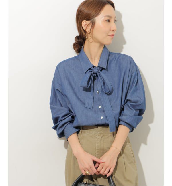 JOURNAL STANDARD relume「デニムボウタイシャツ」|シャツ・ブラウス|