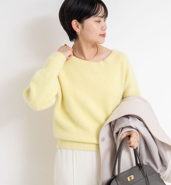 NOLLEY'S sophi「ヘアリー2WAYプルオーバーニット」|ニット・セーター|