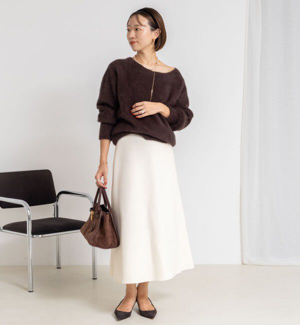 NOLLEY'S sophi「ヘアリー2WAYプルオーバーニット」|ニット・セーター|