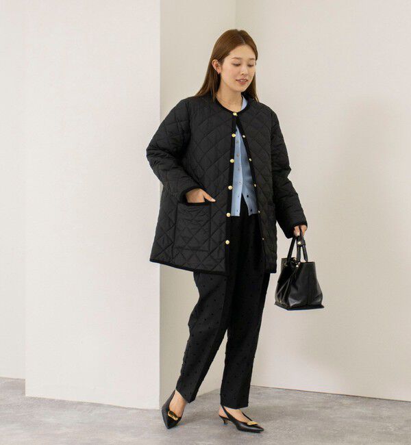 NOLLEY'S「【Traditional WeatherWear/トラディショナルウェザーウェア】ARKLEY A-LINE MIDDLE」|ノーカラーコート|