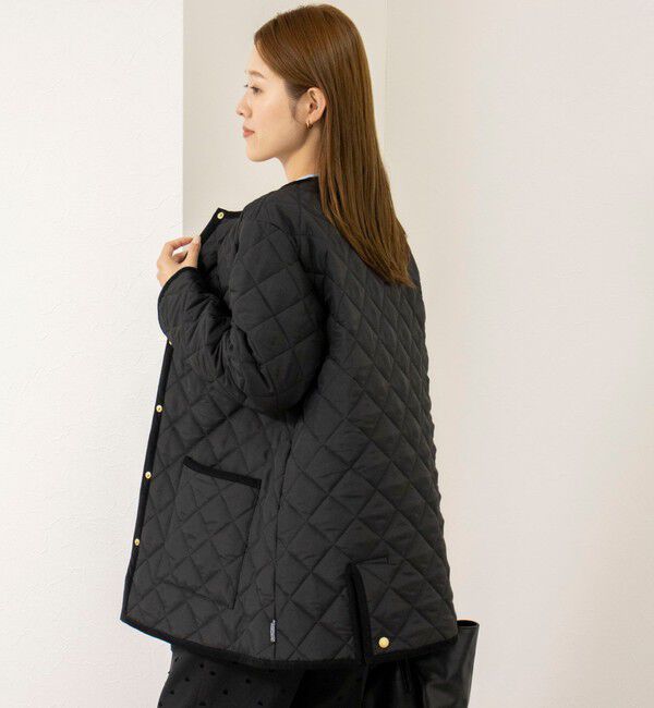 NOLLEY'S「【Traditional WeatherWear/トラディショナルウェザーウェア】ARKLEY A-LINE MIDDLE」|ノーカラーコート|