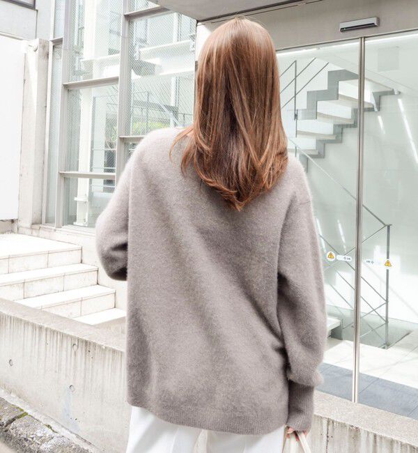 NOLLEY'S「【新色追加】《手洗い可能》ヘアリーVネックプルオーバー」|ニット・セーター|