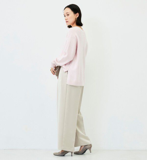 NOLLEY'S「【新色追加】《手洗い可能》ヘアリーVネックプルオーバー」|ニット・セーター|