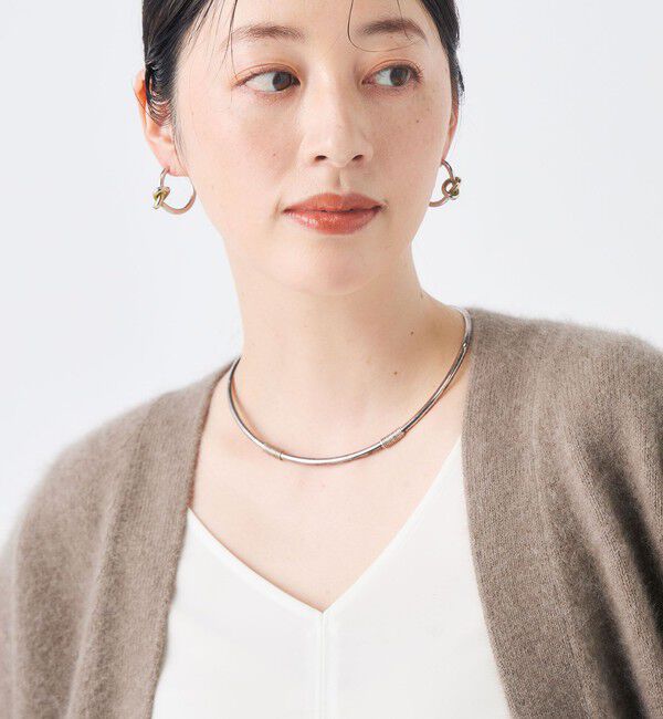 NOLLEY'S「【新色追加】《手洗い可能》ヘアリー長めVネックカーディガン」|カーディガン|