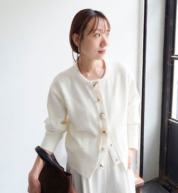 NOLLEY'S「【TORRAZZO DONNA】【林(mayumi_nol)別注】ビジューカーディガン」|カーディガン|