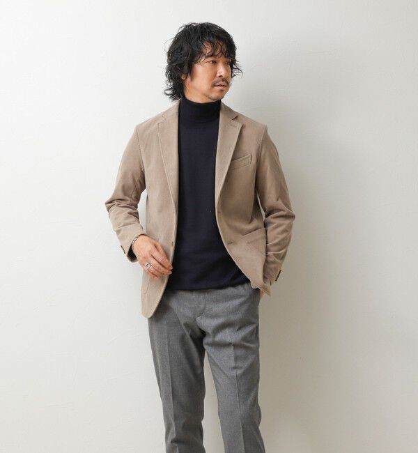 NOLLEY'S goodman「《ビジカジ/セットアップ対応》8Wトリコットコーデュロイ イージーJK 26AW」|テーラードジャケット|
