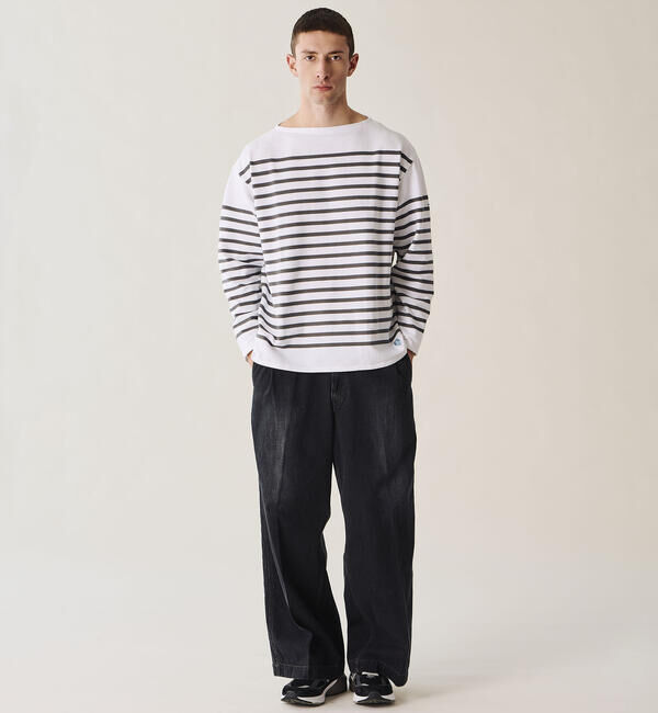 ORCIVAL「ORCIVAL | ラッセル ボートネック ワイドセーラーTシャツ MEN」|Tシャツ・カットソー|