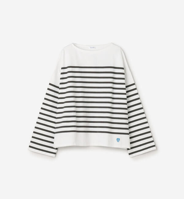 ORCIVAL「ORCIVAL | ラッセル ボートネック ワイドセーラーTシャツ WOMEN」|Tシャツ・カットソー|