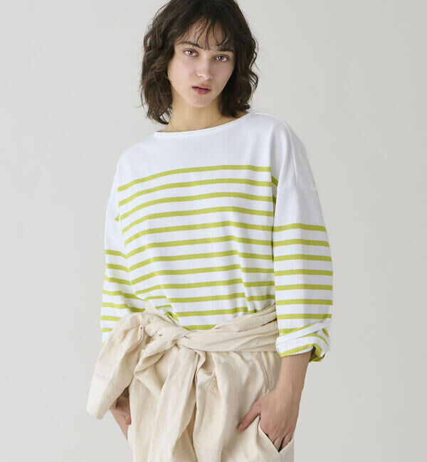 ORCIVAL「ORCIVAL | ラッセル ボートネック ワイドセーラーTシャツ WOMEN」|Tシャツ・カットソー|