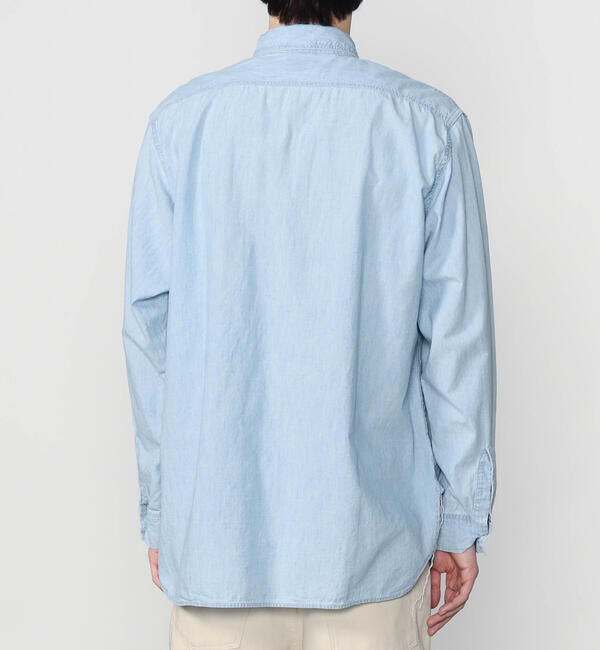  「orSlow | シャンブレー ワークシャツ MEN」|シャツ・ブラウス|